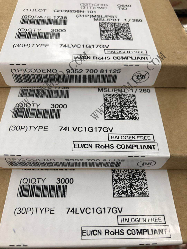 NXP 74LVC1G17GV 邏輯緩沖器，驅(qū)動器，接收器，收發(fā)器
