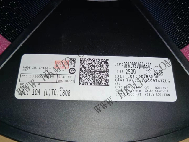 【供應(yīng)TI汽車放大器】OPA2991QDGKRQ1 40V、4.5MHz 低噪聲運算放大器