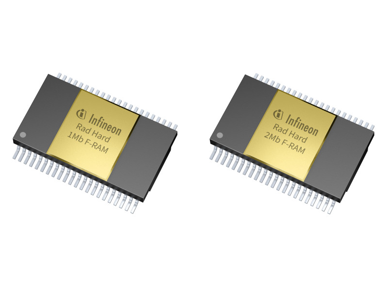 英飛凌推出首款符合太空標(biāo)準的并行接口1 Mb和2 Mb F-RAM