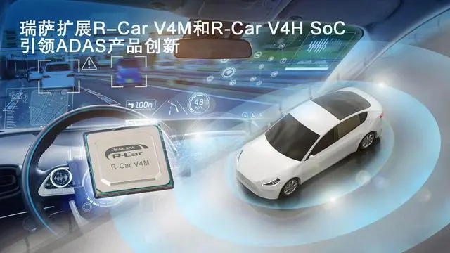 瑞薩推出高能效第四代R-Car車(chē)用SoC—R-Car V4M系列，引領(lǐng)ADAS產(chǎn)品創(chuàng)新