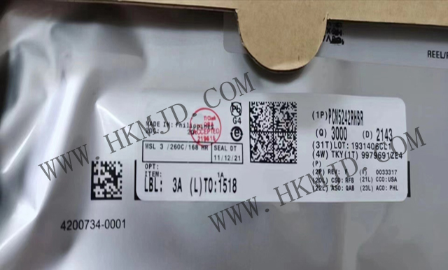 PCM5242RHBR (TI) 4.2VRMS DirectPath?、32 位、384kHz、114dB 音頻立體聲 DAC