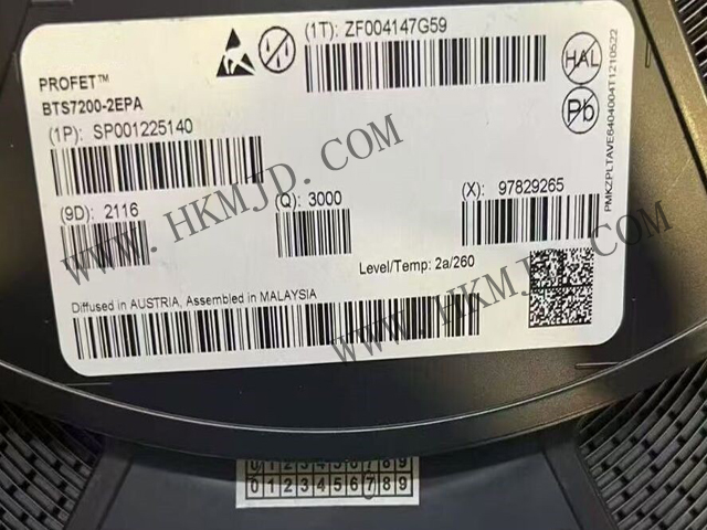 英飛凌 BTS7200-2EPA 12 V | 66.5mΩ | 1.2A | 2 通道智能高壓側電源開關