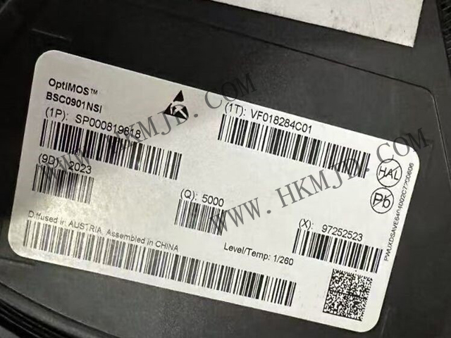 英飛凌N溝道 MOSFET_BSC0901NSI_OptiMOS? 功率 MOSFET，30V