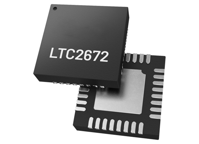 【ADI】LTC2672HUH-12 | 12-bit | 具有內(nèi)部基準(zhǔn)的五通道SPI電流輸出DAC