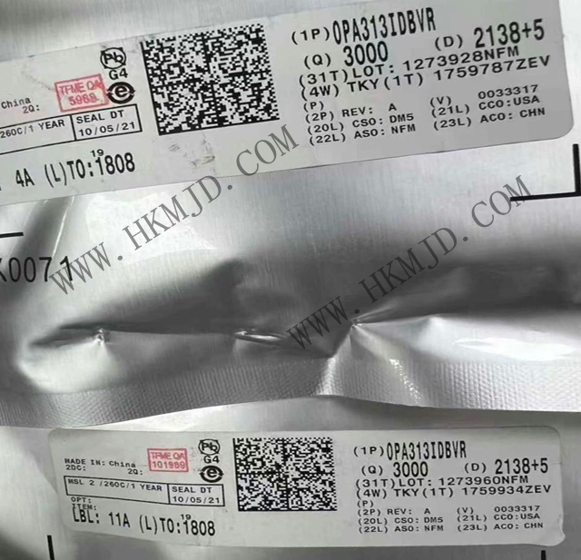 【TI 放大器】出售 OPA313IDBVR 低噪聲、單通道CMOS運(yùn)算放大器