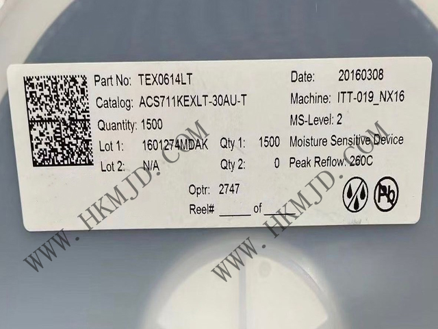 Allegro ACS711KEXLT-30AU 霍爾效應線性電流傳感器，帶過流故障輸出，適用于隔離應用